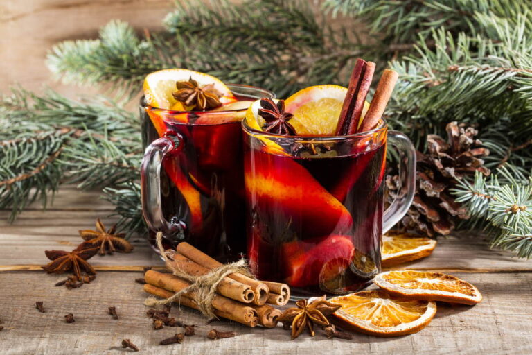 Italian mulled wine at a Christmas market